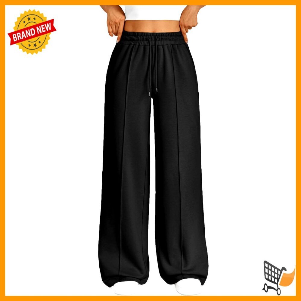 Wide Leg Sweatpants Barrel Fit Joggers Lounge Athletic Pants Comfy